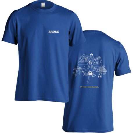 Broke T-Shirt (Blue)